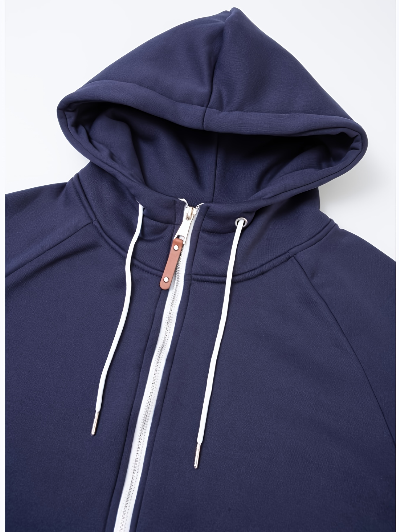 mens casual zip up hoodie color block hooded jacket for sports details 41