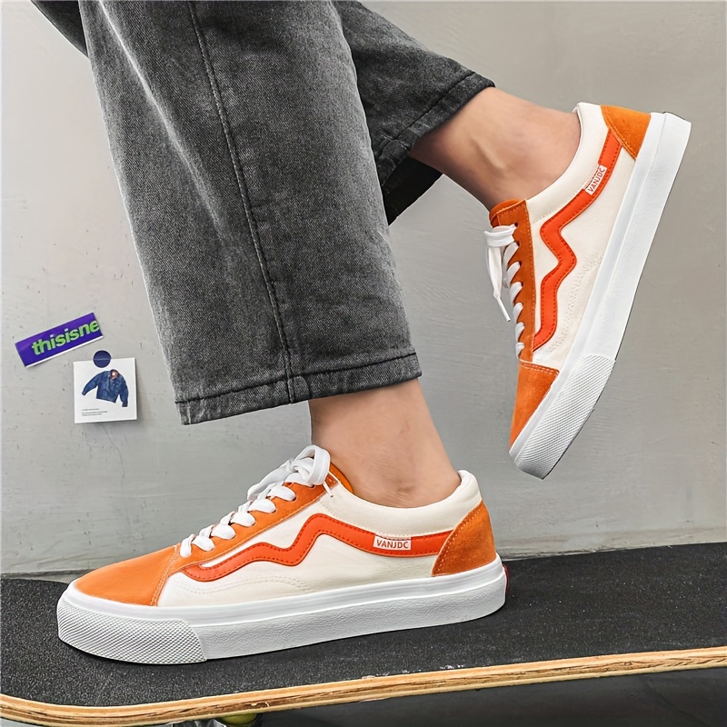 low top skateboard shoes men s trendy street style comfy non details 2